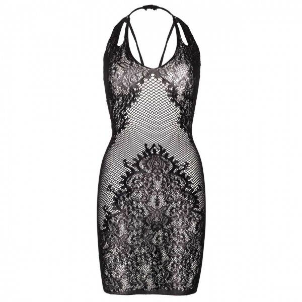 Leg Avenue 86064 Netzkleid mit Spitze und Schnüroptik 0088