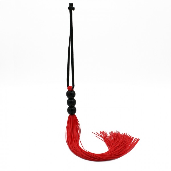 Gummi Flogger rot schwarz 0150