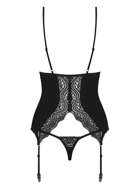 Strapscorsage Multistretch schwarz 0137