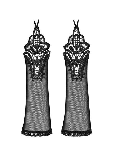 Obsessive Spitzenhandschuhe Luiza schwarz 0190