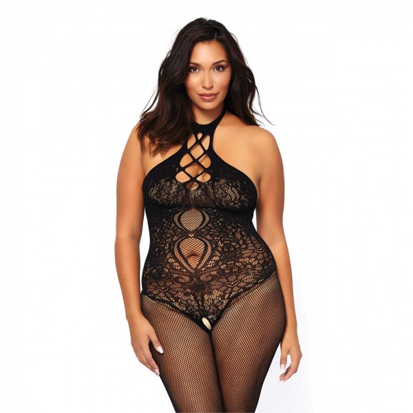 Netz Bodystocking Grosse Grösse Leg Avenue 89225Q 0103