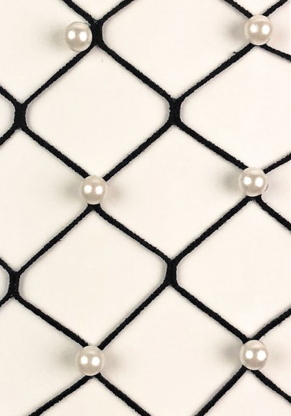 Detail Netzstrumpfhose mit Kunstperlen Leg Avenue 9029