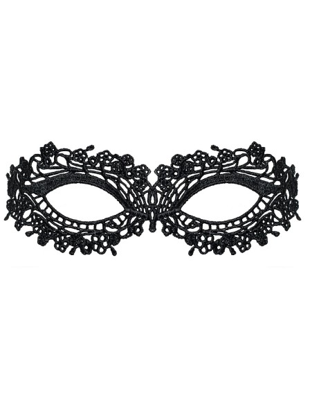 Schwarze Spitzenmaske Obsessive 0126