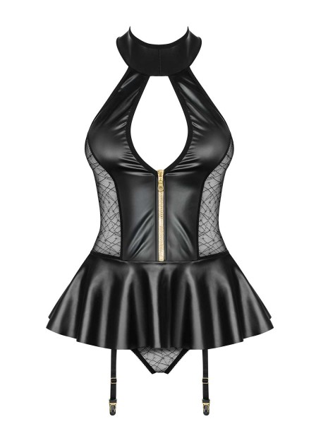 Wetlook Mesh Corsage Obsessive 0139